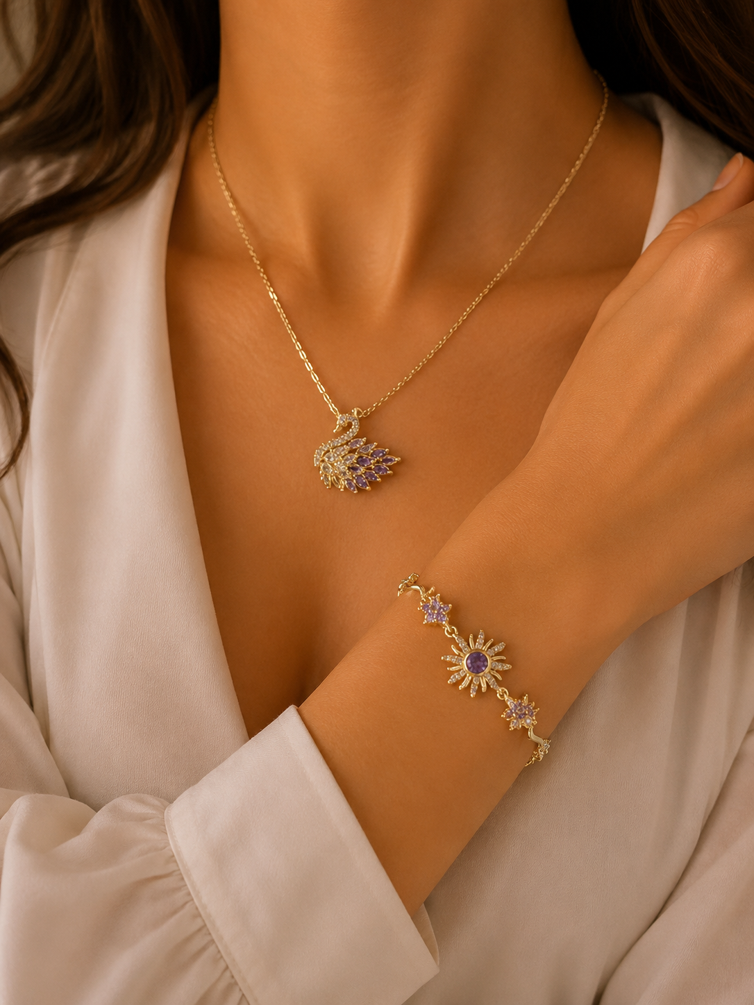 Lavender Swan Set