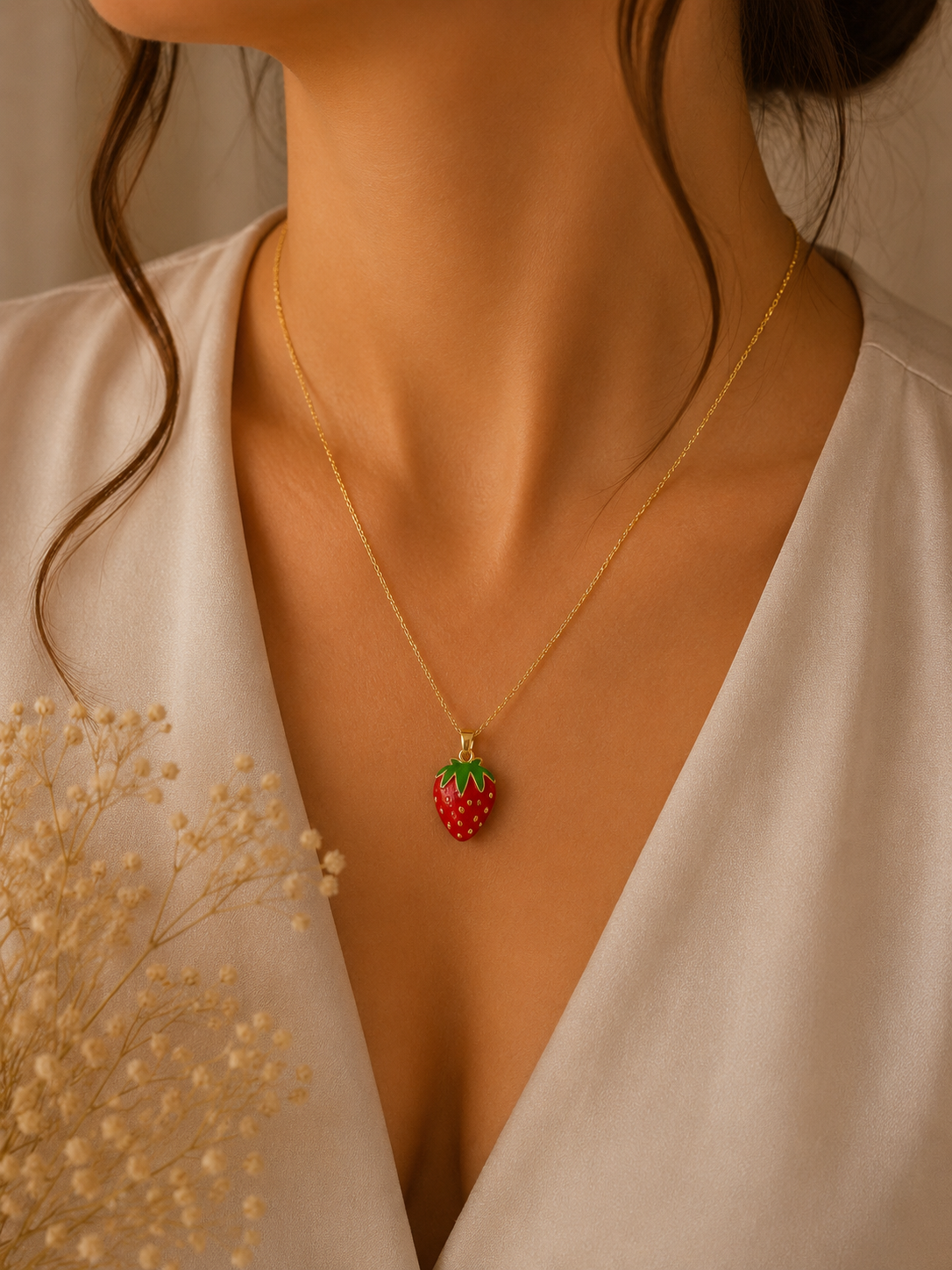 Signature Strawberry Necklace