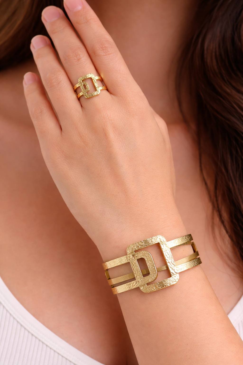 Stainless Steel Bracelet & Ring Collection
