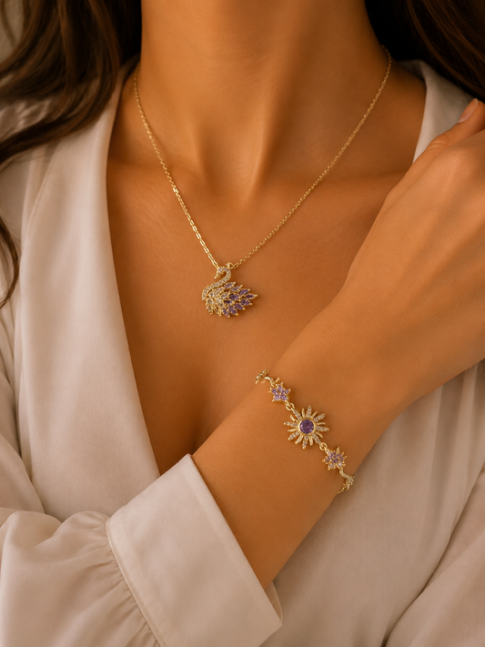 Lavender Swan Set