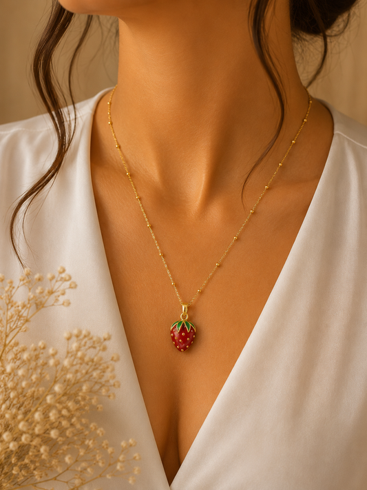 Classic Strawberry Necklace