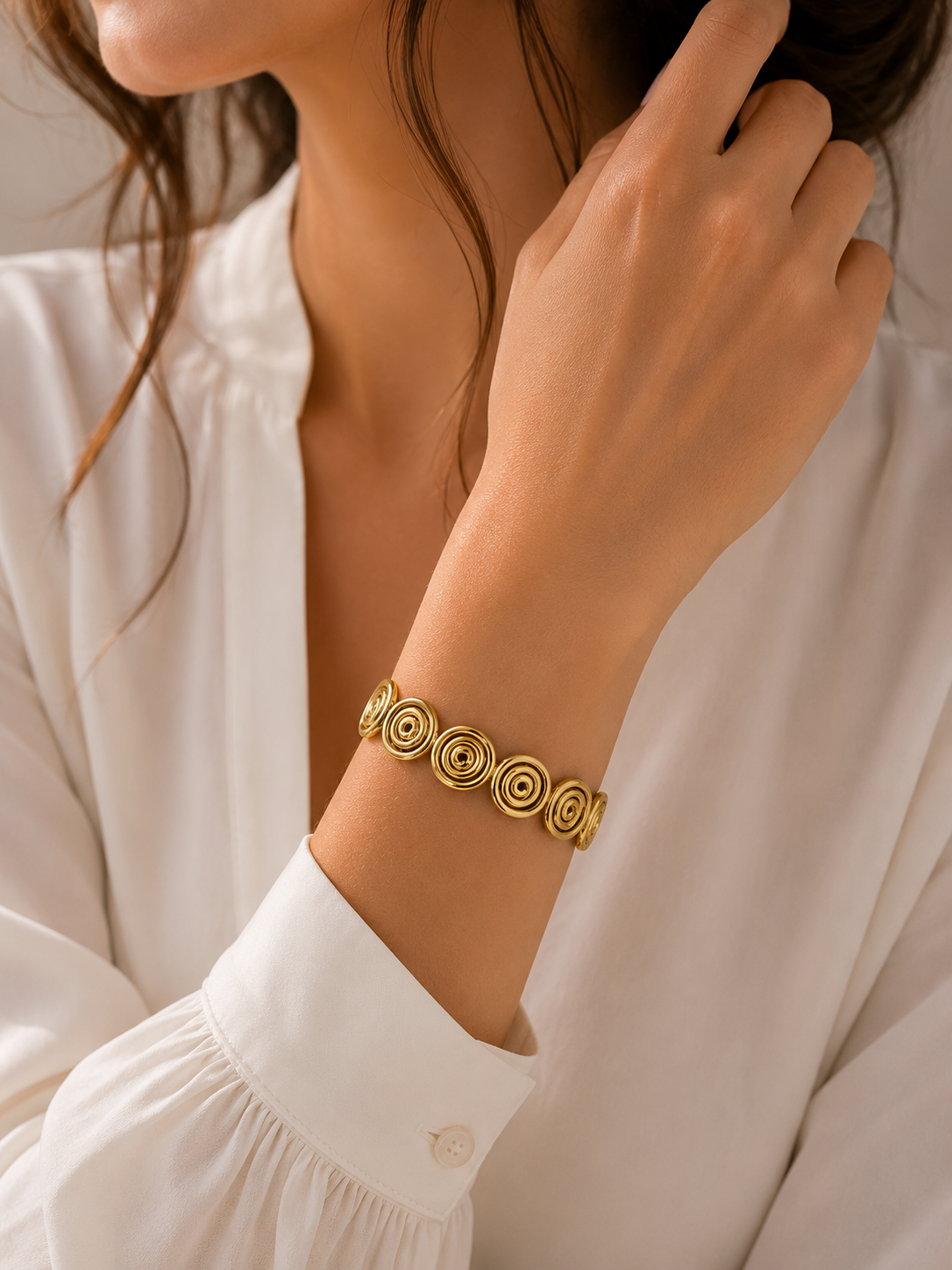 Spiral Statement Bracelet