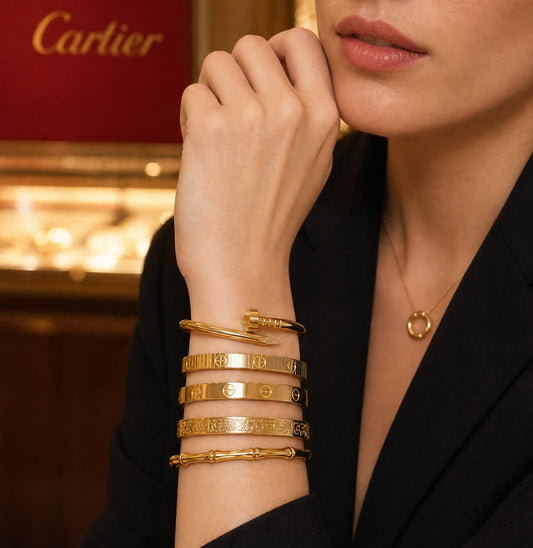 Luxury 5-Piece Bracelet Stack Set