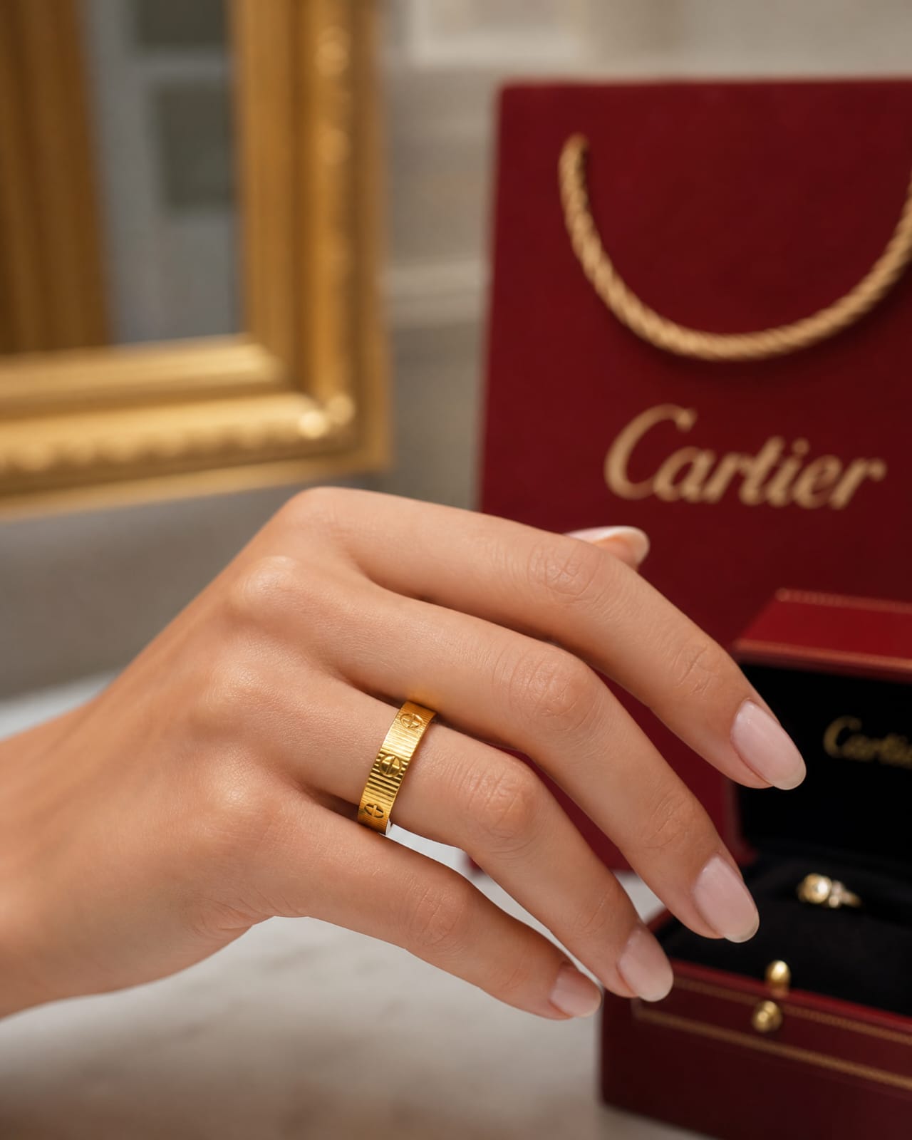 Medium Cartier-Inspired Ring