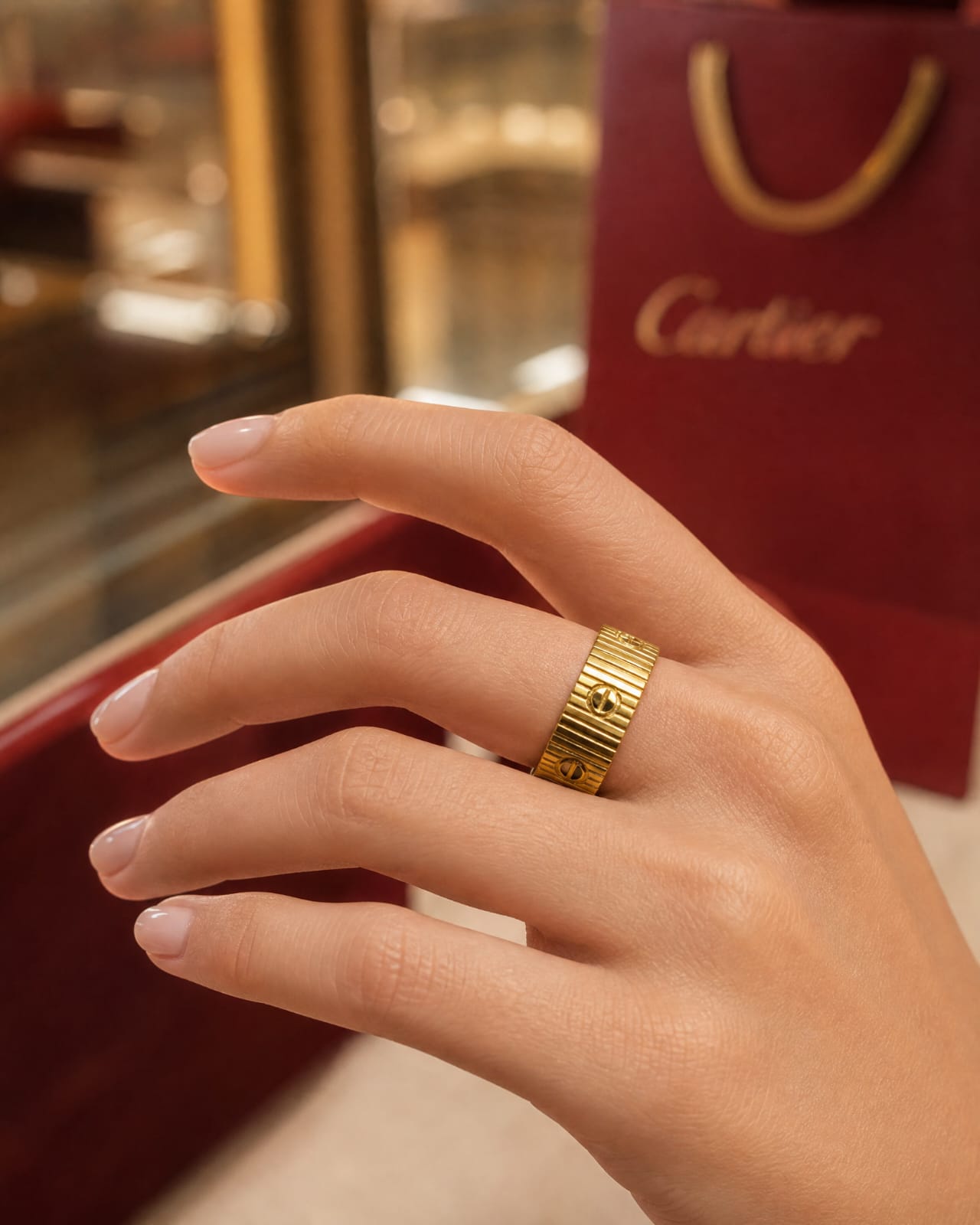 Large Cartier-Inspired Ring
