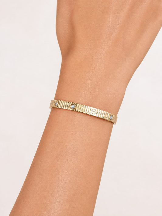 Cartier Groove Bangle (Stone Edition)