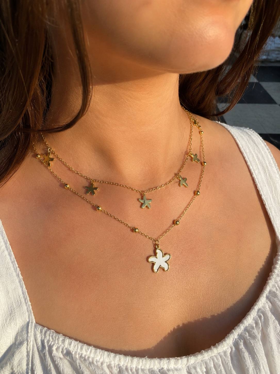 Bloom Duo Layered Necklace