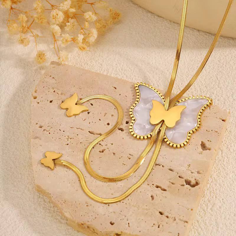 Heart Drop Lariat Necklace