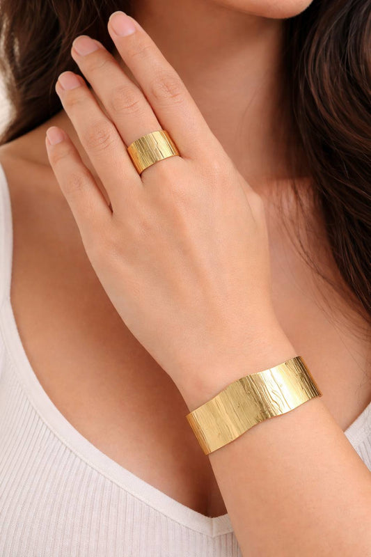 Stainless Steel Bracelet & Ring Collection