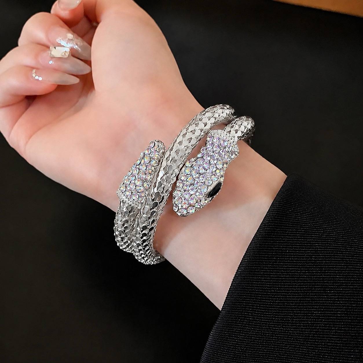Serpentine Luxe Bangle