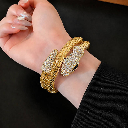 Serpentine Luxe Bangle