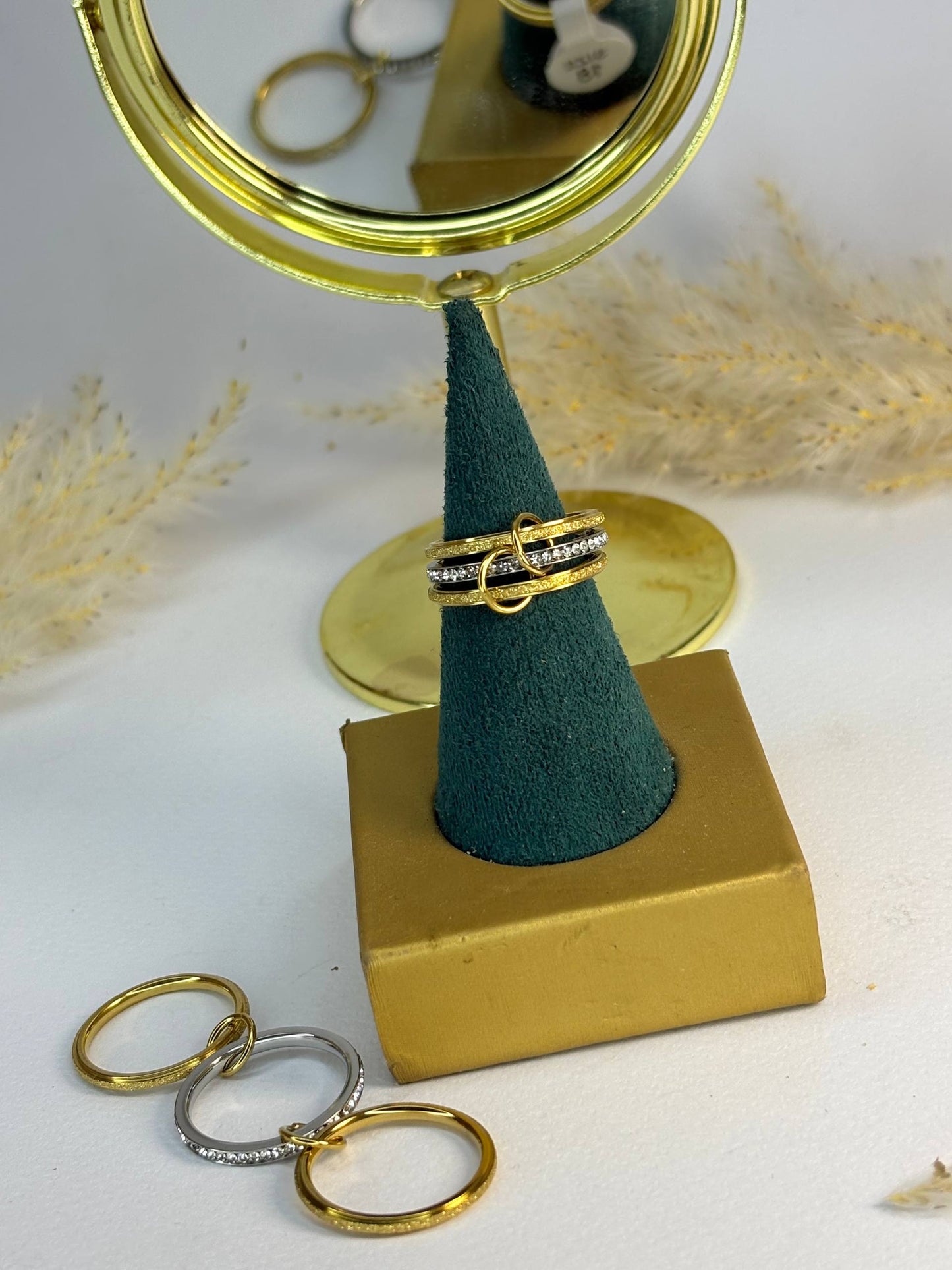 Modern Trio Ring