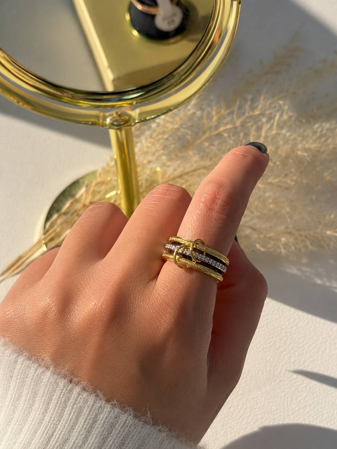 Modern Trio Ring