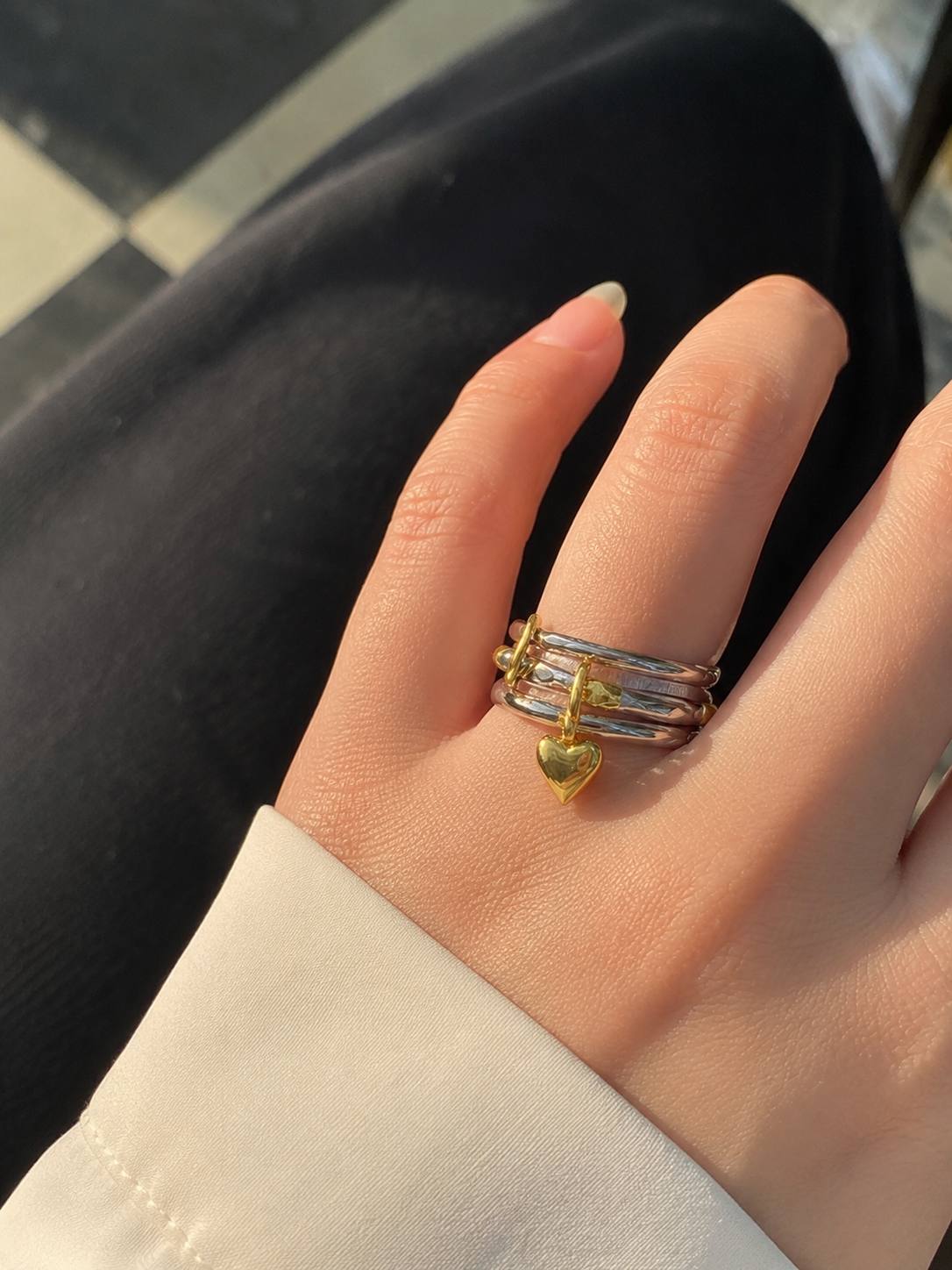 Modern Trio Ring